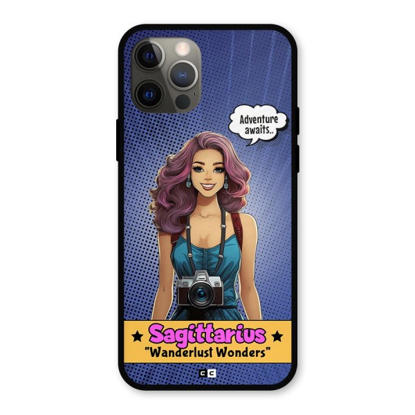 Wonderful Sagittarius Metal Back Case for iPhone 12 Pro