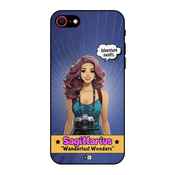 Wonderful Sagittarius Metal Back Case for iPhone SE 2022