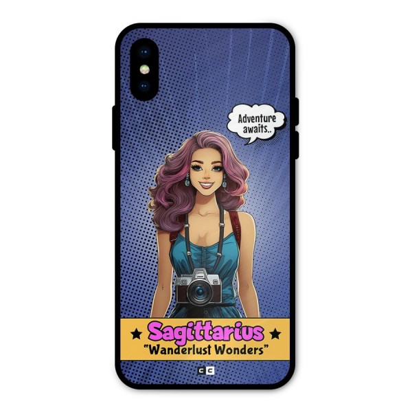 Wonderful Sagittarius Metal Back Case for iPhone XS