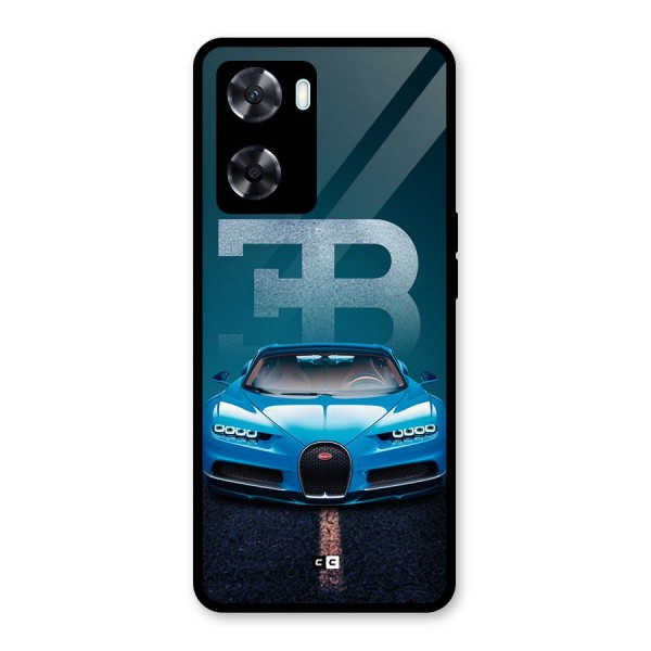 Wonderful Supercar Glass Back Case for Oppo A77