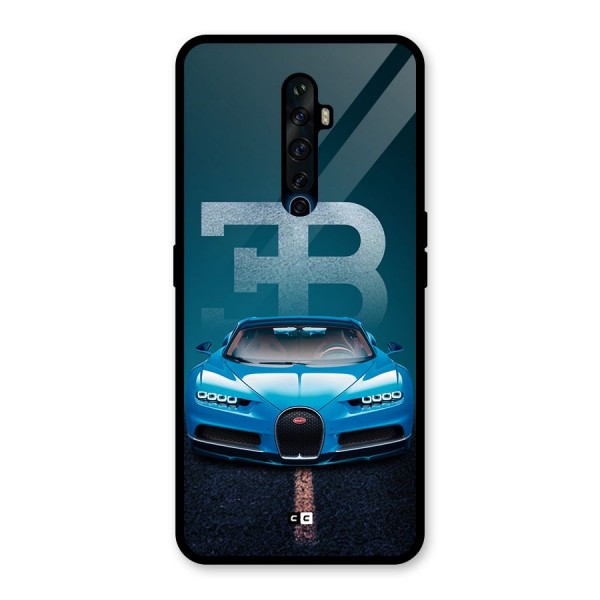 Wonderful Supercar Glass Back Case for Oppo Reno2 F