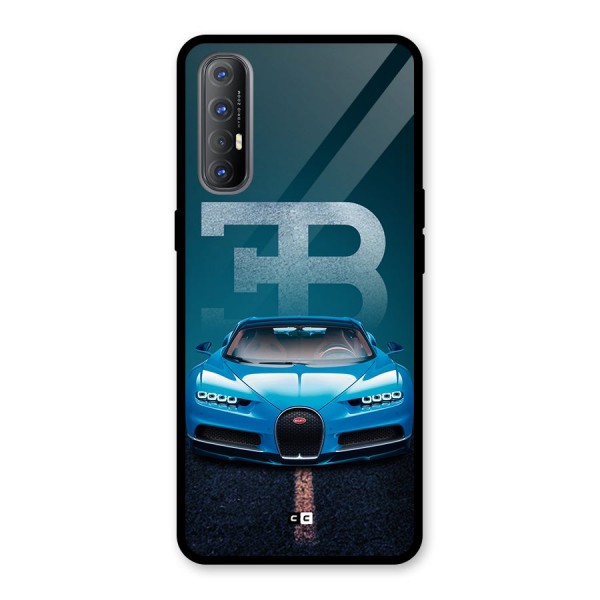 Wonderful Supercar Glass Back Case for Oppo Reno3 Pro