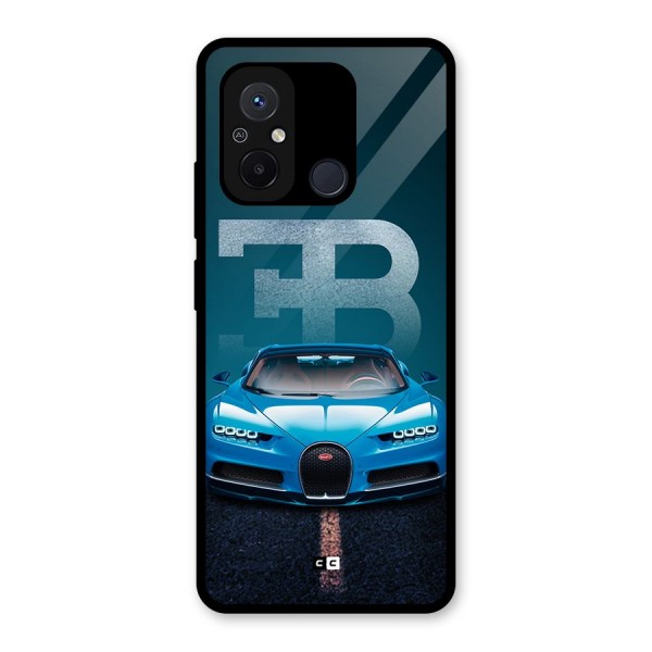 Wonderful Supercar Glass Back Case for Redmi 12C