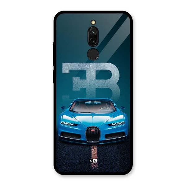 Wonderful Supercar Glass Back Case for Redmi 8