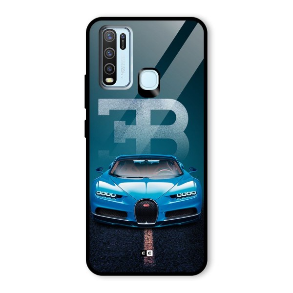 Wonderful Supercar Glass Back Case for Vivo Y50