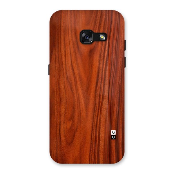Wooden Texture Printed Back Case for Galaxy A3 (2017)