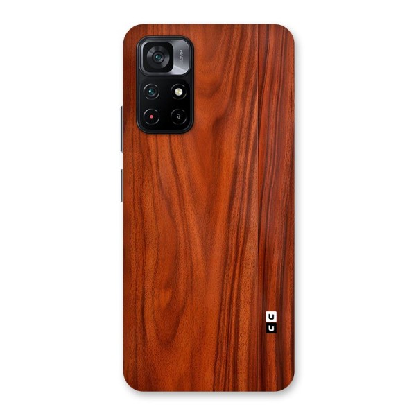 Wooden Texture Printed Back Case for Poco M4 Pro 5G
