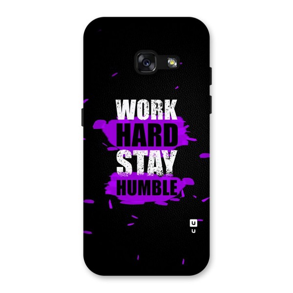 Work Hard Stay Humble Back Case for Galaxy A3 (2017)