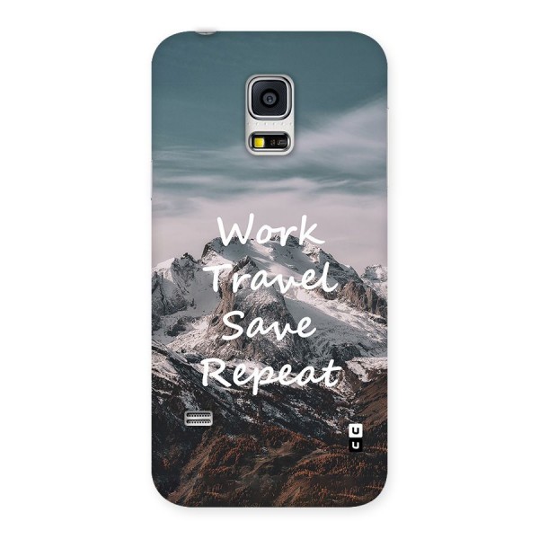 Work Travel Back Case for Galaxy S5 Mini