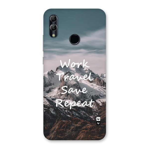 Work Travel Back Case for Honor 10 Lite