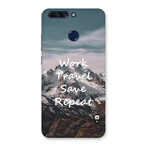 Work Travel Back Case for Honor 8 Pro
