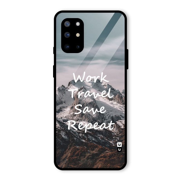 Work Travel Glass Back Case for OnePlus 8T