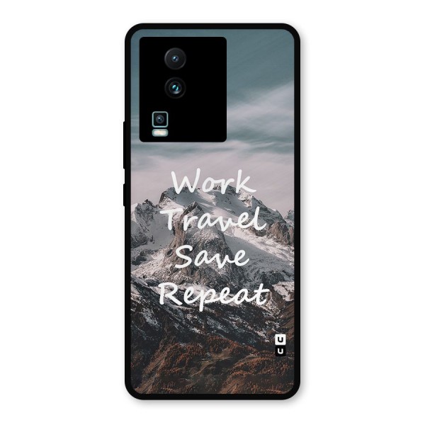 Work Travel Metal Back Case for iQOO Neo 7