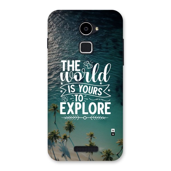 World To Explore Back Case for Coolpad Note 3 Lite