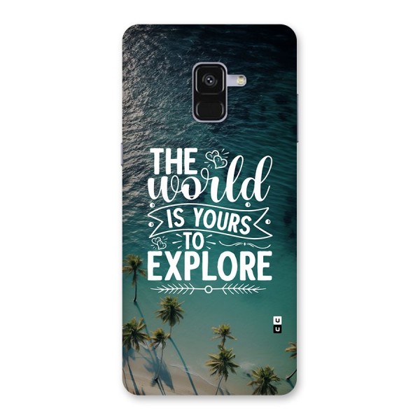World To Explore Back Case for Galaxy A8 Plus