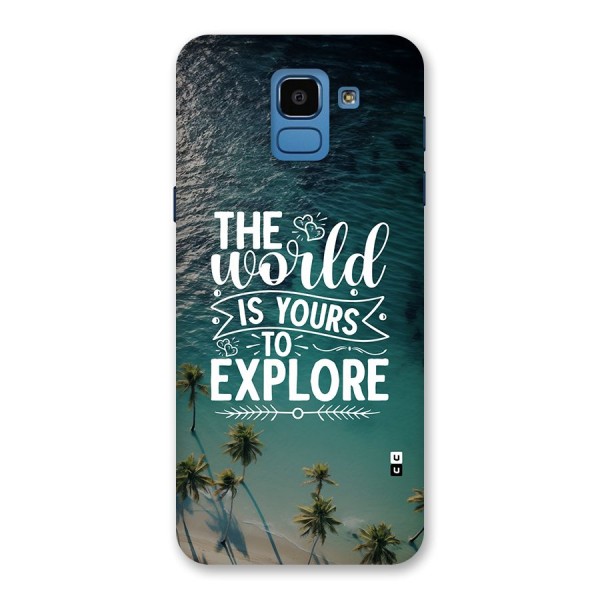World To Explore Back Case for Galaxy On6