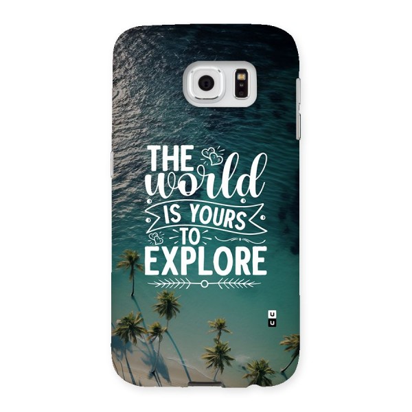 World To Explore Back Case for Galaxy S6