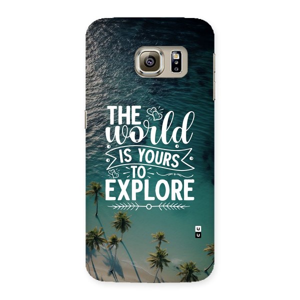 World To Explore Back Case for Galaxy S6 edge