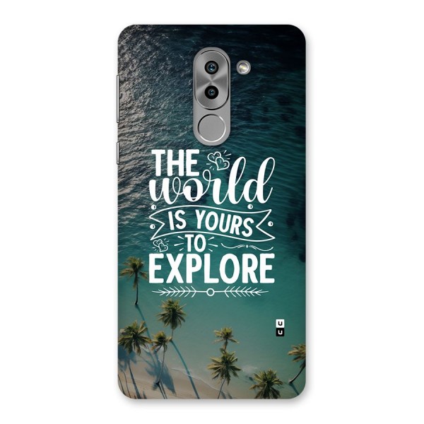 World To Explore Back Case for Honor 6X