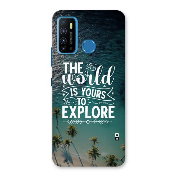 World To Explore Back Case for Infinix Hot 9