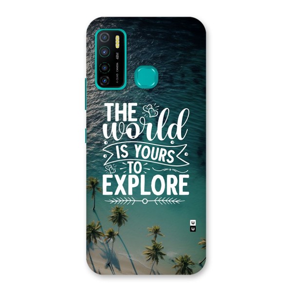 World To Explore Back Case for Infinix Hot 9 Pro