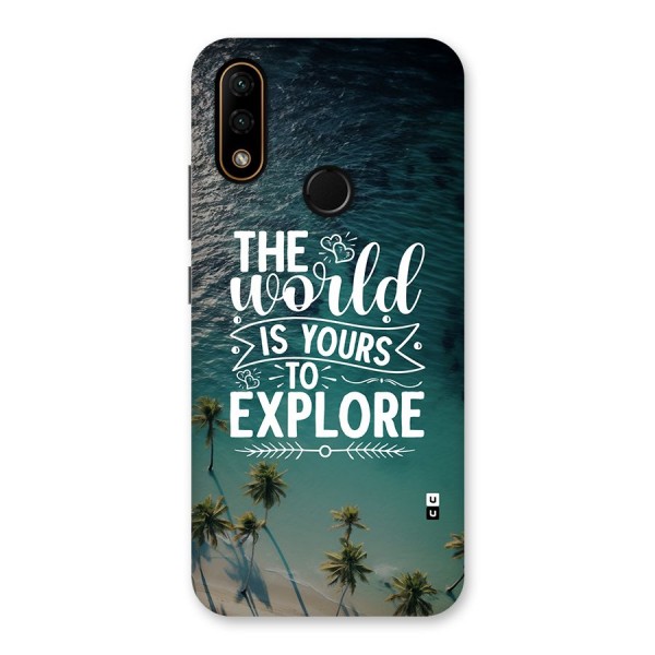 World To Explore Back Case for Lenovo A6 Note