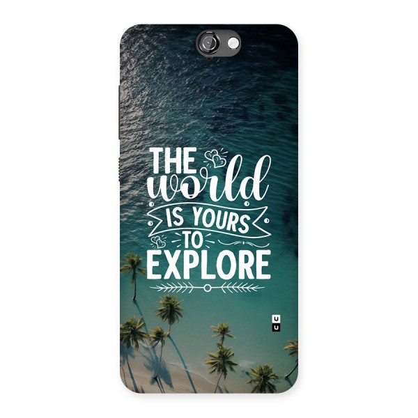 World To Explore Back Case for One A9