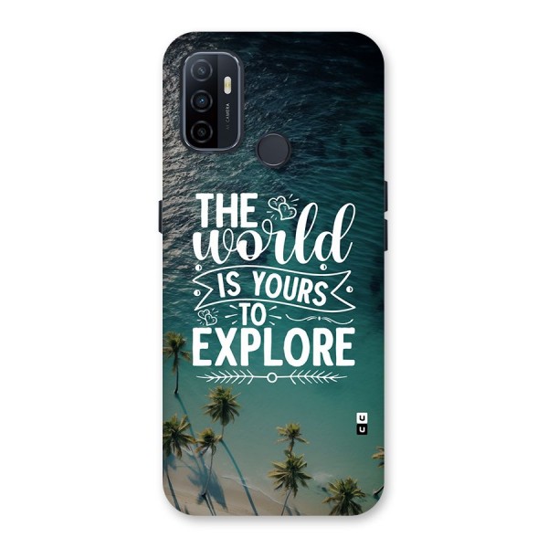 World To Explore Back Case for Oppo A32