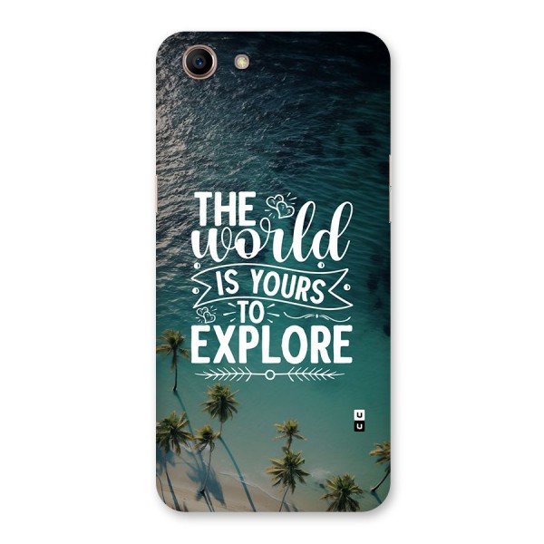 World To Explore Back Case for Oppo A83 (2018)
