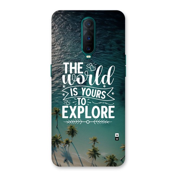 World To Explore Back Case for Oppo R17 Pro
