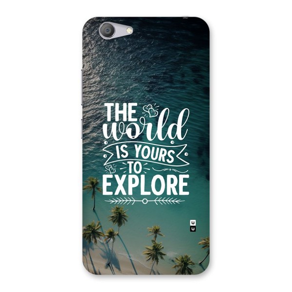 World To Explore Back Case for Vivo Y53