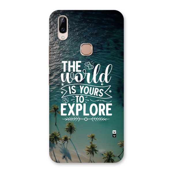 World To Explore Back Case for Vivo Y83 Pro