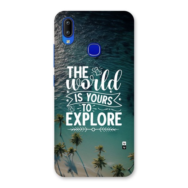 World To Explore Back Case for Vivo Y91