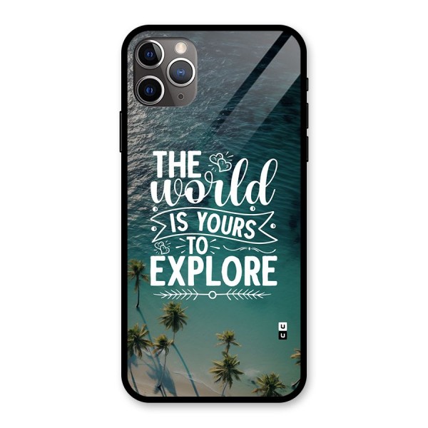 World To Explore Glass Back Case for iPhone 11 Pro Max