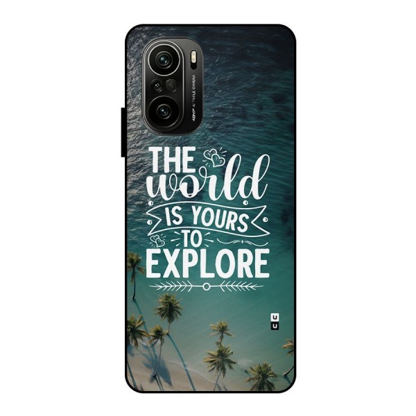 World To Explore Metal Back Case for Mi 11X Pro