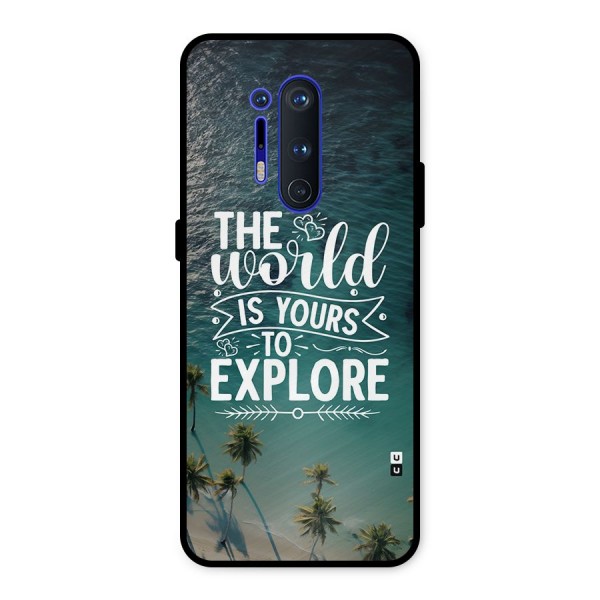 World To Explore Metal Back Case for OnePlus 8 Pro