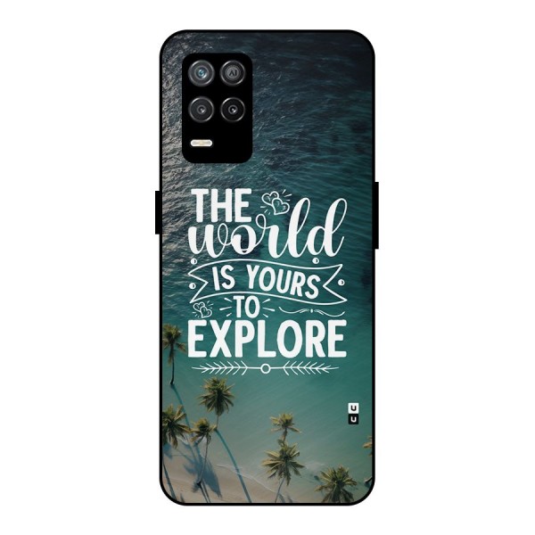 World To Explore Metal Back Case for Realme 9 5G