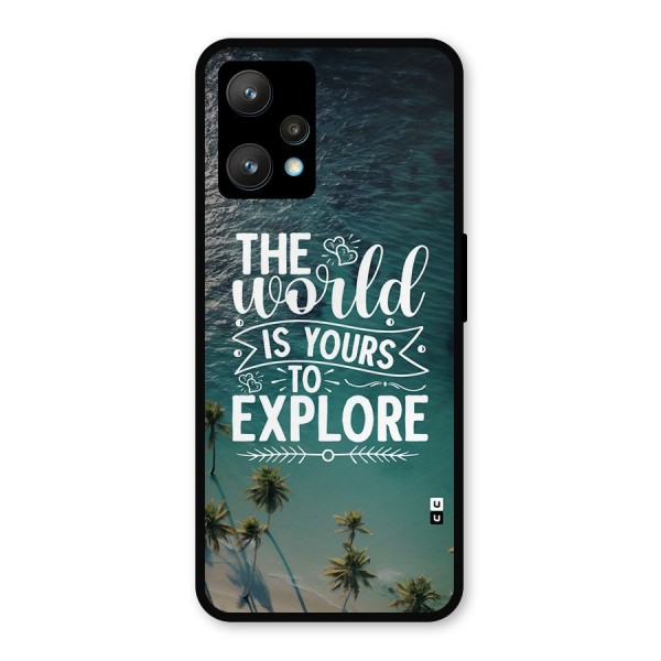 World To Explore Metal Back Case for Realme 9 Pro Plus 5G