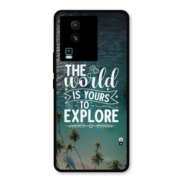World To Explore Metal Back Case for iQOO Neo 7