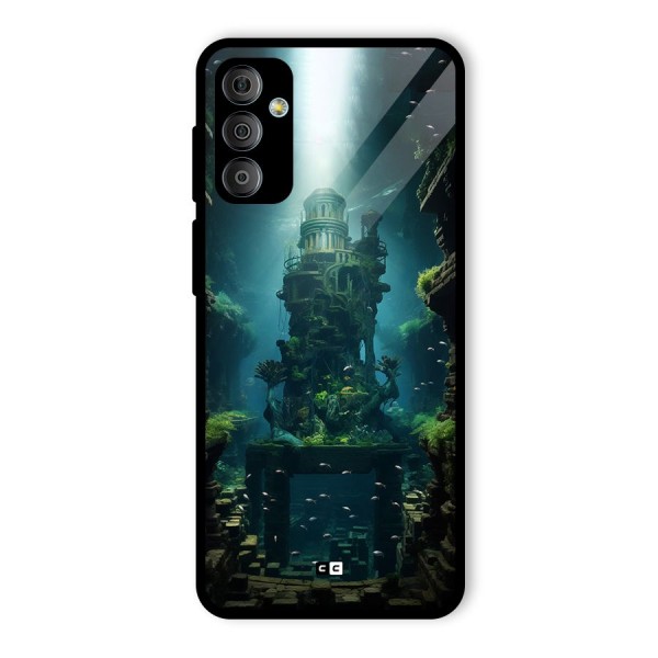 World Under Water Glass Back Case for Galaxy F23