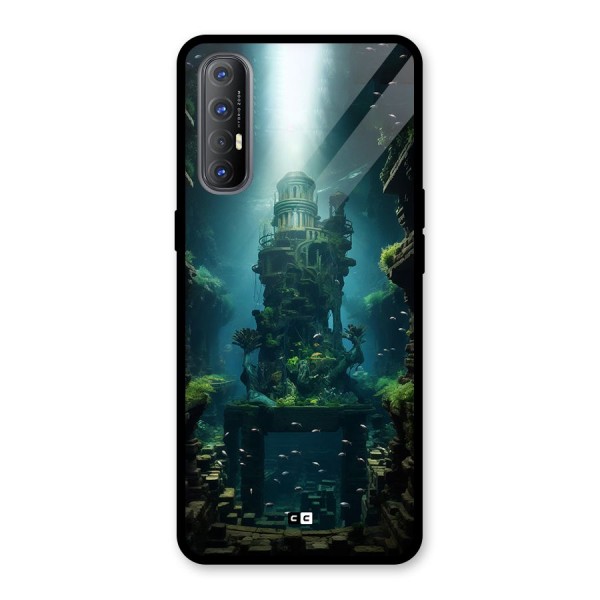 World Under Water Glass Back Case for Oppo Reno3 Pro
