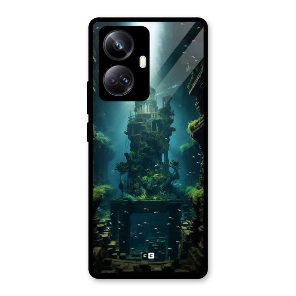 World Under Water Glass Back Case for Realme 10 Pro Plus