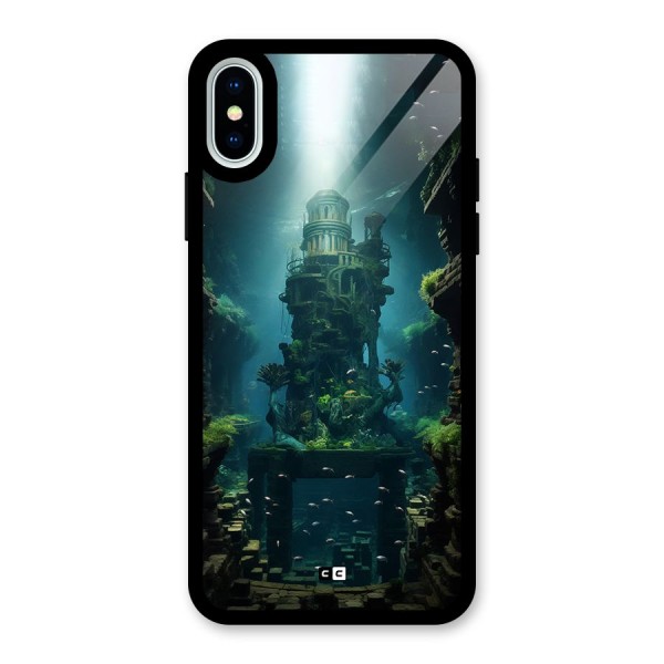World Under Water Glass Back Case for iPhone X