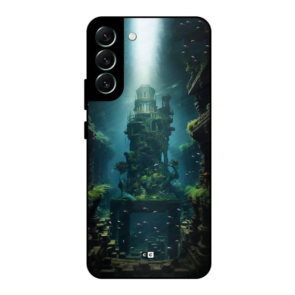 World Under Water Metal Back Case for Galaxy S22 Plus 5G