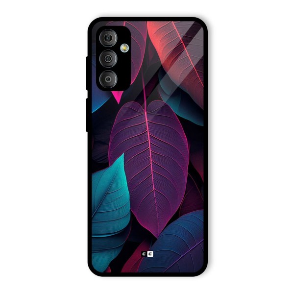Wow Leaves Glass Back Case for Galaxy F23