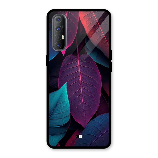 Wow Leaves Glass Back Case for Oppo Reno3 Pro