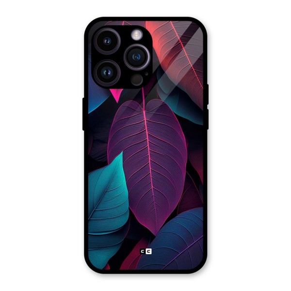 Wow Leaves Glass Back Case for iPhone 14 Pro Max