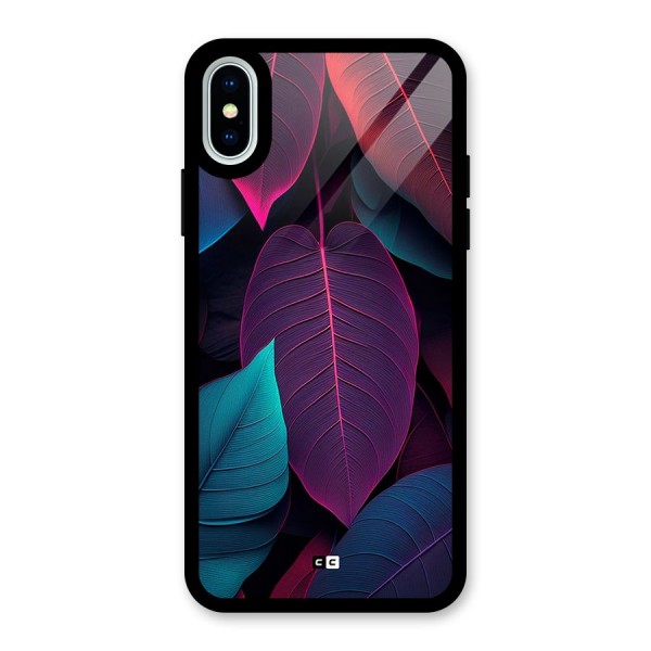 Wow Leaves Glass Back Case for iPhone X