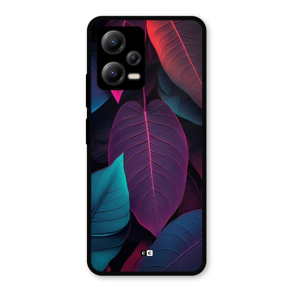 Wow Leaves Metal Back Case for Poco X5