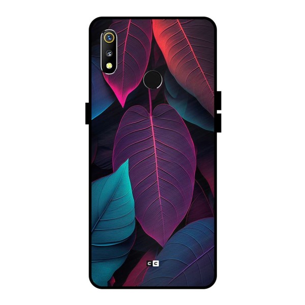 Wow Leaves Metal Back Case for Realme 3i